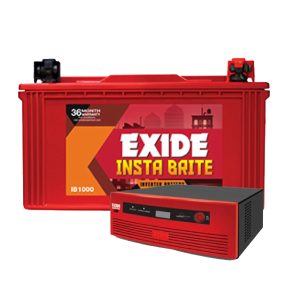 Exide GQP 850VA Sinewave Home UPS 100Ah Flat Plate